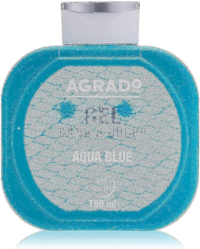 Agrado Aqua Shower Gel/ 750ml/ Shower Gel With Shea Butter & Argan Oil/Personal Care Product/Beachy/Aqua - Image 2
